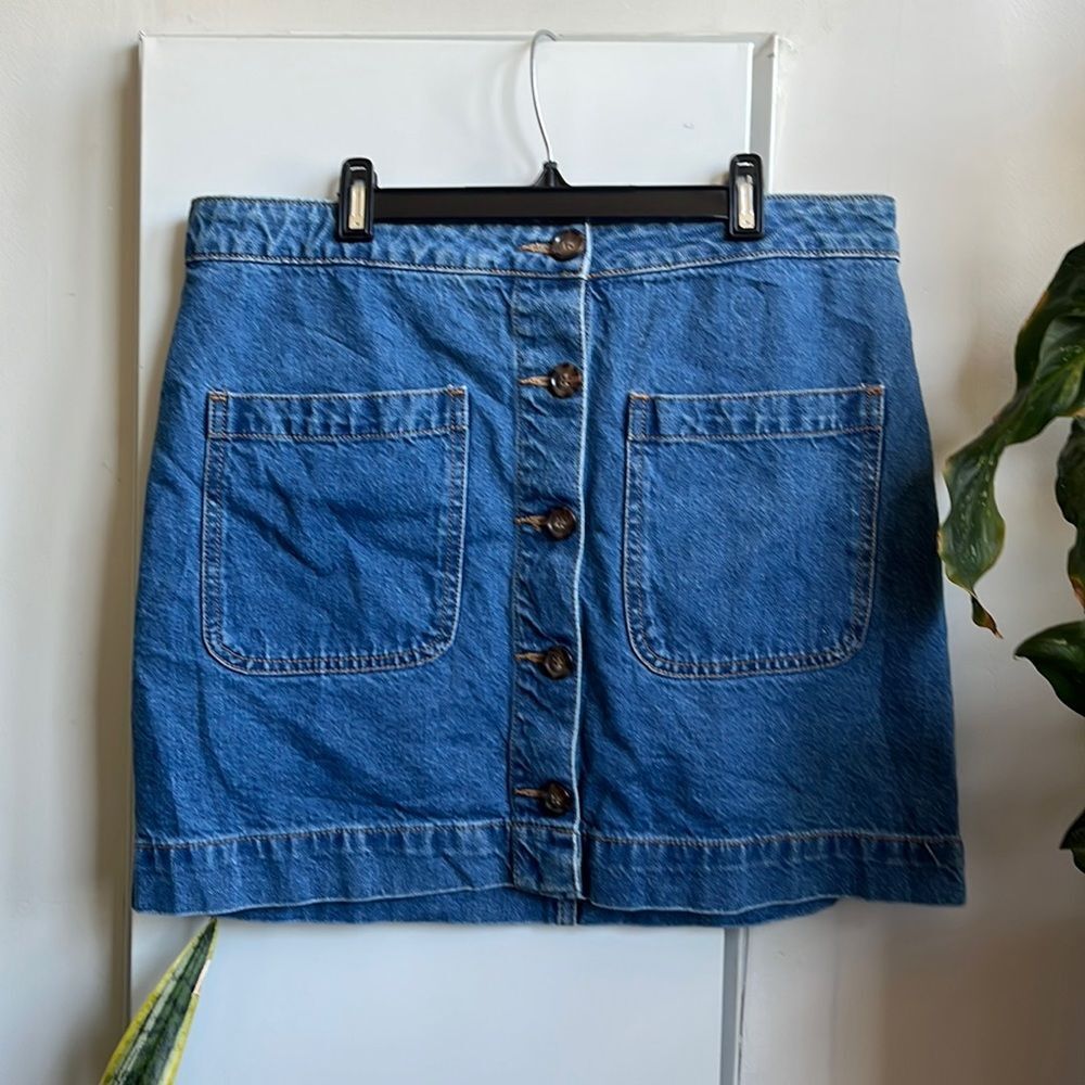 Free People Jean Skirt Size 31